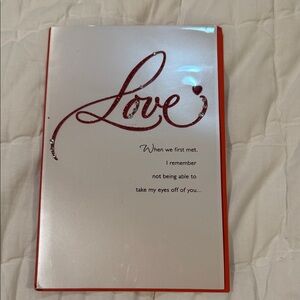American Greetings Red Love Card